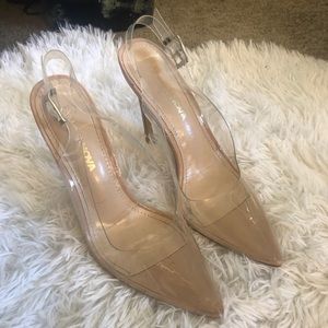 5 for $30 Clear heels